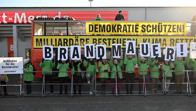 Die „Brandmauer“ ist zu einem politischen Begriff geworden. Auch wenn die Metapher ziemlich hinkt. (Bild: RALF HIRSCHBERGER)