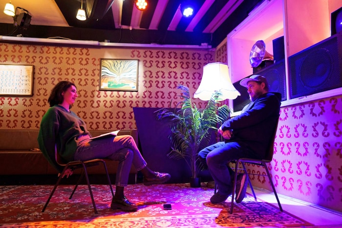 David Scheid und Maria Eberhöfer im „The Loft“.