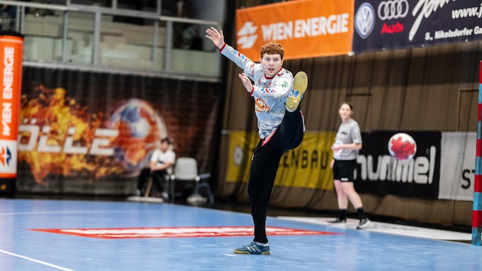 Fivers-Keeper Leon Bergmann ist im Nationalteam dabei.
