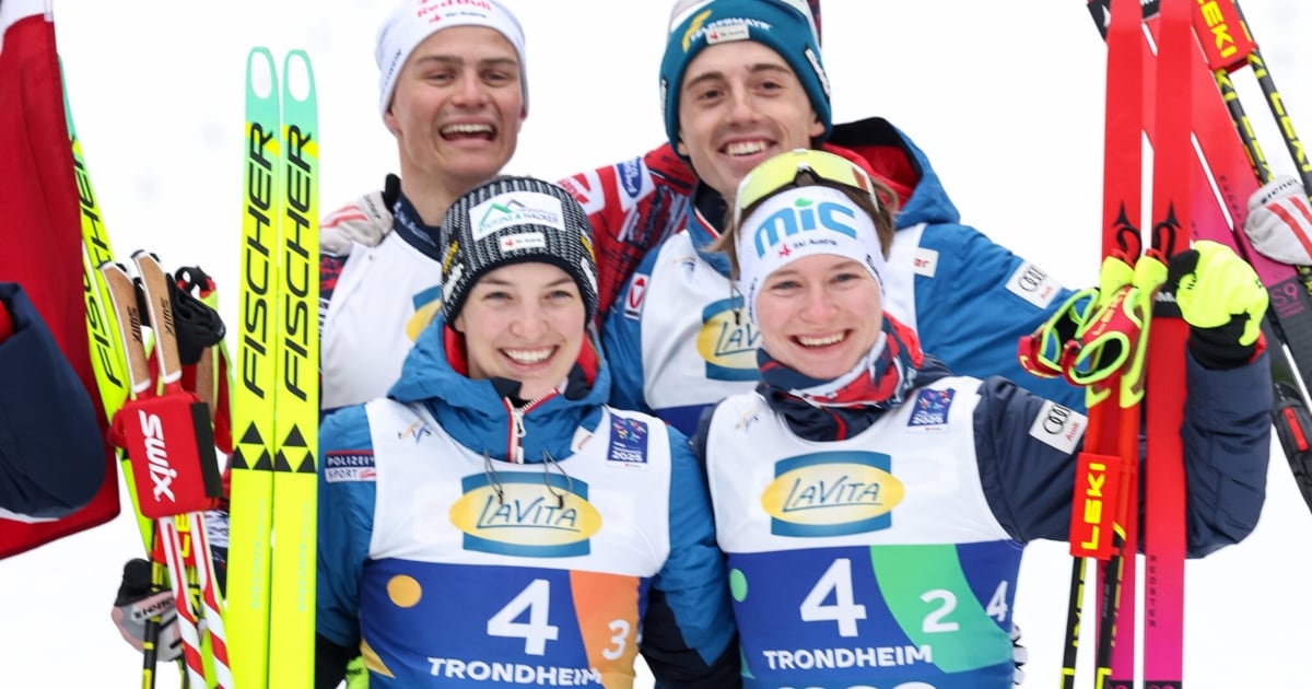 Austria captures first medal in Nordic World Championships amid protests and falls