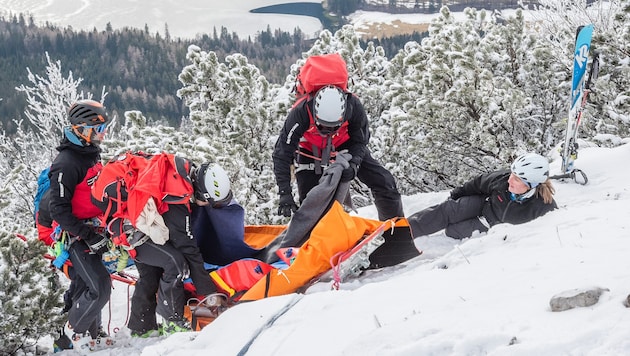 A quarter of all missions take place in winter. Last year, the most missions took place on the Semmering. (Bild: Seebacher Doris)