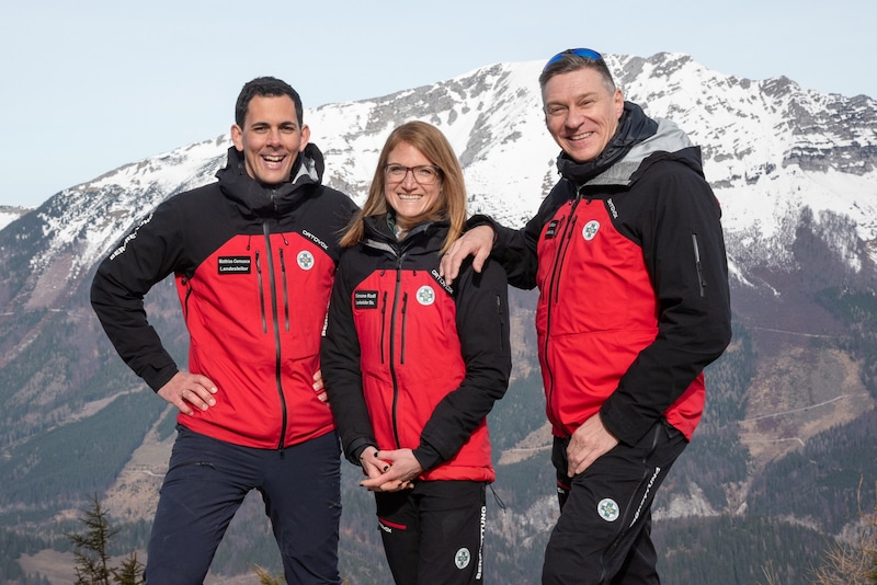 "Old" team. Matthias Cernusca (left) officially hands over his agendas to Karl Weber and Simone Radl in May. (Bild: Seebacher Doris)