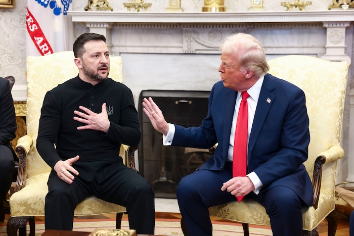 Nach dem Eklat im Weißen Haus am Freitag ist noch nicht ganz klar, in welche Richtung Trump im ...