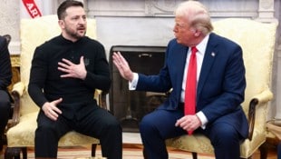 Der ukrainische Präsident Wolodymyr Selenskyj und US-Präsident Donald Trump