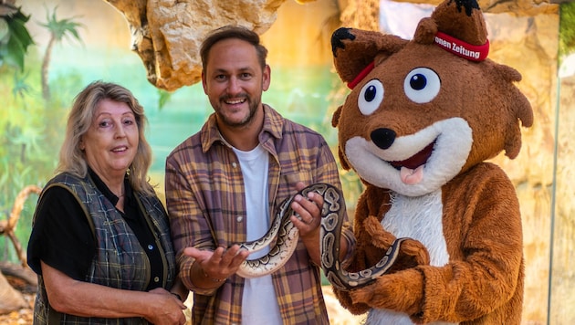 We visited our reading pass partner, the Happ reptile zoo in Klagenfurt. (Bild: Julia Eder)