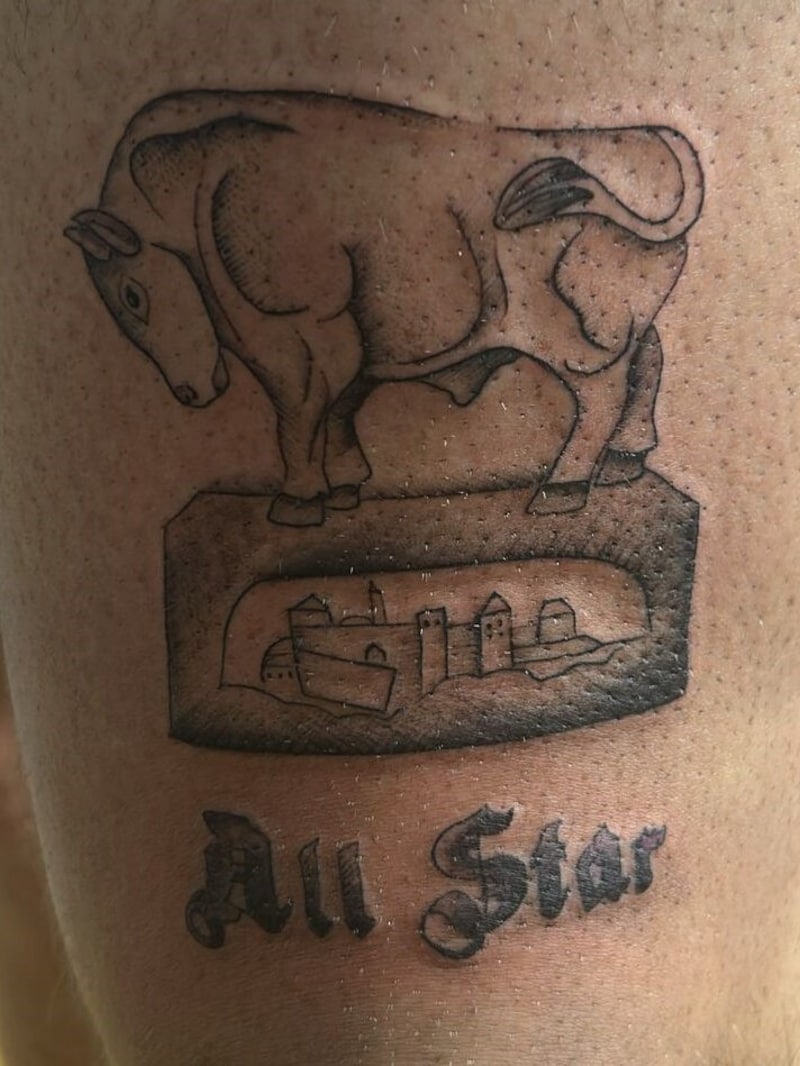 The tattoo of "All Star" Hoppenthaler. (Bild: UFC Siezenheim)