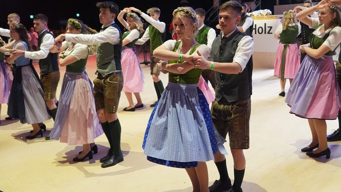 Landwirtschaftschüler aus dem Murtal tanzten ausgelassen