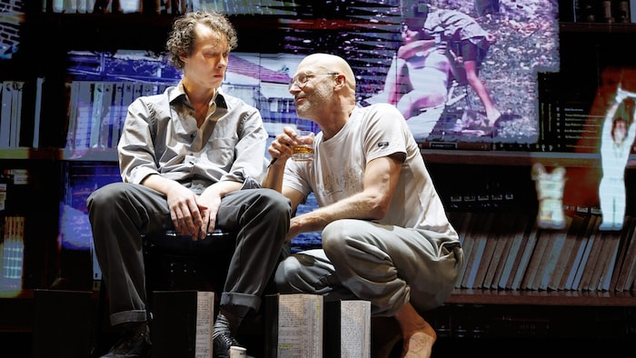 Son &amp; father McNeal: Felix Kammerer (left) and Joachim Meyerhoff.