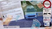 Eine der vier Rechnungen im Rahmen des Besitzstörungs-Falls: Was dem Lenker nun noch in Pönale ...