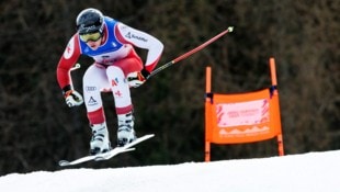 Matthias Fernsebner raste wie schon in der Abfahrt auch im Super-G zu Bronze. (Bild: GEPA)