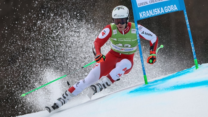 Mit der hohen Nummer 49 qualifizierte sich Lukas Feurstein fürs Finale, wo er mit Bestzeit auf ...