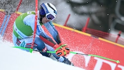 Henrik Kristoffersen hat sich den Sieg in Slowenien geholt.  (Bild: APA/AFP/Jure Makovec)