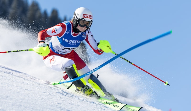 Leonie Raich (photo) and Victoria Olivier finished ninth - just 0.44 seconds behind the winners. (Bild: GEPA)