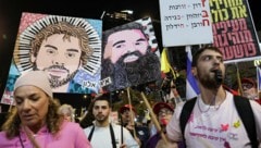 In zahlreichen israelischen Städten forderten Tausende Demonstranten eine Fortsetzung der Waffenruhe. (Bild: AFP/Jack Guez)