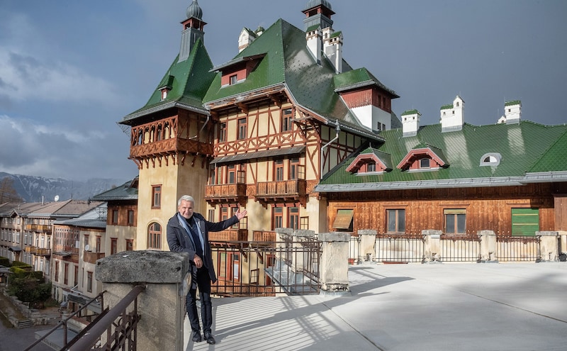 The golf course even used to belong to the Südbahnhotel. Christian Zeller now holds shares in the "Green", but would of course like to have the entire golf course for his hotel. (Bild: Seebacher Doris)