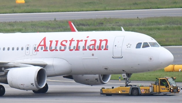 Der Austrian-Flug von Salzburg nach Wien wurde gestrichen. (Bild: Huber Patrick)