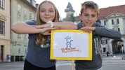 Fabienne (Ursulinen) und Fabian (BG/BRG Carnerigasse) stellen sich noch bis 7.März der Wahl zum ...