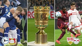 Spieltermine im Halbfinale des DFB-Pokals sind der 1. und der 2. April ...  (Bild: AFP / SID)