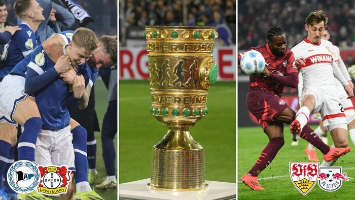 The DFB Cup semi-finals are scheduled for April 1 and 2 ...