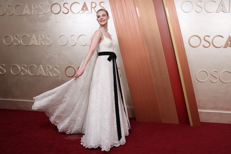 Elle Fanning in Givenchy Haute Couture (Bild: DAVID SWANSON)