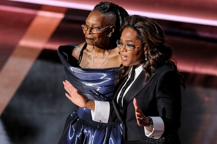 Whoopi Goldberg and Oprah Winfrey