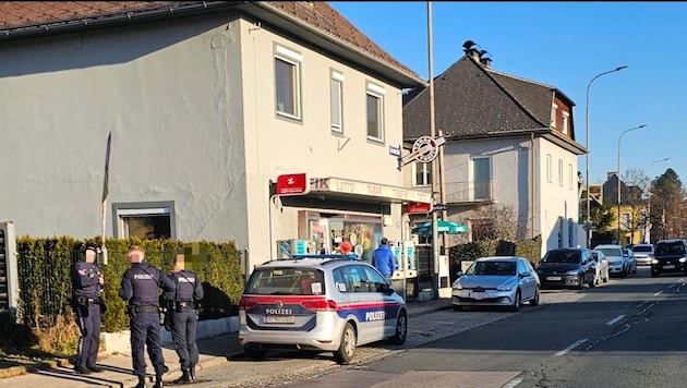 Trafik-Überfall in Klagenfurt. Fahndung läuft. (Bild: Christian Tragner / Krone)