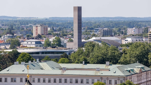 Das Heizkraftwerk Mitte versorgt zahlreiche Salzburger Haushalte mit Fernwärme. (Bild: Markus Tschepp)