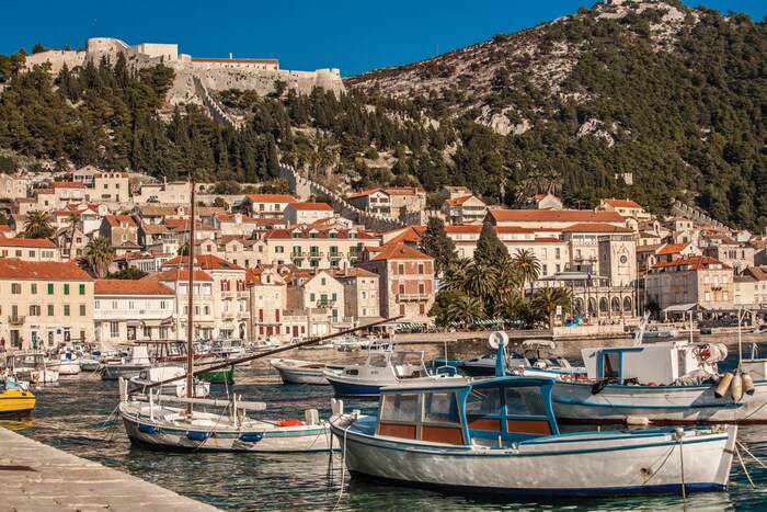 Die Stadt Hvar.