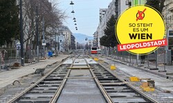 Bauarbeiten, so weit das Auge reicht: Wichtigstes Projekt in der Leopoldstadt für 2025 ist der ...