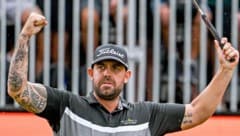 Ryan Peake saß fünf Jahre im Gefängnis. Jetzt gewann er sein erstes Turnier als Golfprofi und qualifizierte sich damit für die British Open in Portrush. (Bild: AFP/STEVE MCARTHUR)