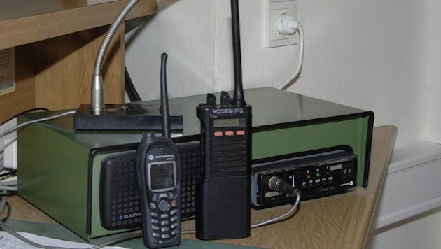 The police radio is subject to telecommunications secrecy. (Bild: Evelyn Hronek)