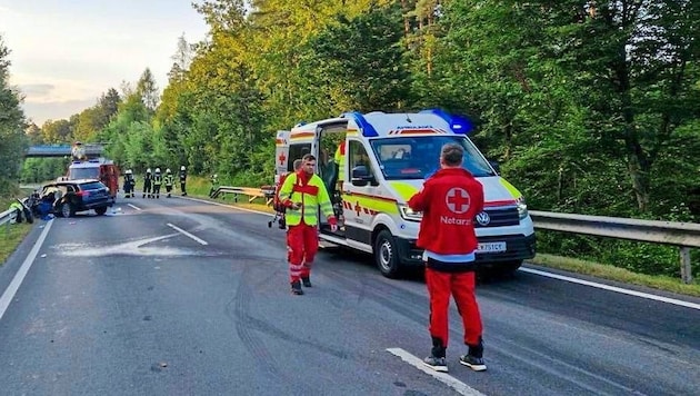 3. August 2024: Eine Frau musste im Südburgenland unverschuldet ihr Leben lassen. (Bild: Stadtfeuerwehr Oberwart)