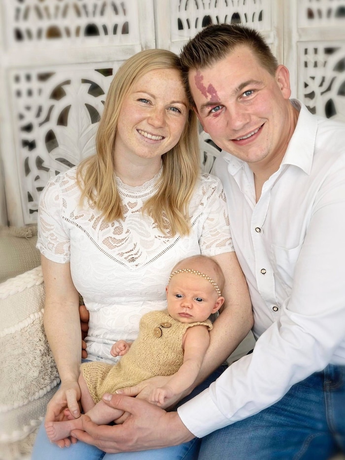 Überglücklich sind Nina Hübler und Hannes Fuchs aus Aich 