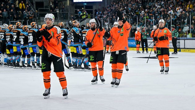 Mit dem Auswärtssieg im Rücken treten die 99ers zum ersten Heimspiel der Serie an. (Bild: GEPA)