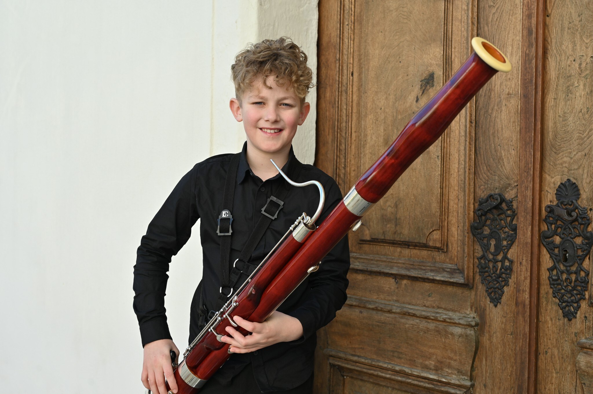 Seit drei Jahren lässt Simon Jenul (9) aus Hermagor das Fagott nicht mehr los: „Es ist das ...
