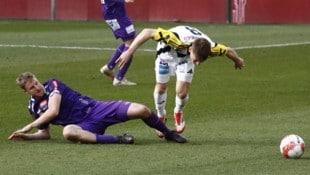 Martin Hinteregger war gegen den LASK der beste Violette am Feld. (Bild: APA/GERD EGGENBERGER)