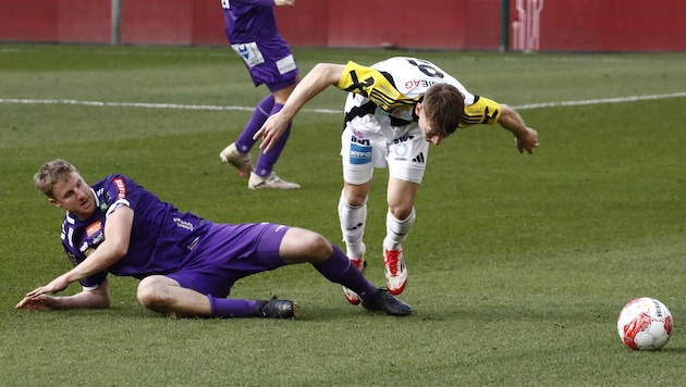 Martin Hinteregger war gegen den LASK der beste Violette am Feld. (Bild: GERD EGGENBERGER)