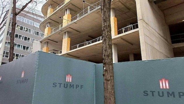 Der Signa-Rohbau Lamarr in Wien (Bild: APA/PHILIP STOTTER)