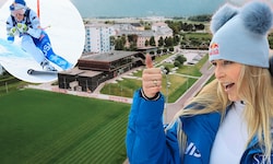 Lindsey Vonn stattete Salzburg am Dienstag einen Besuch ab. 
