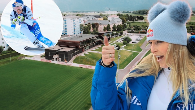 Lindsey Vonn paid Salzburg a visit on Tuesday. (Bild: Birbaumer Christof)