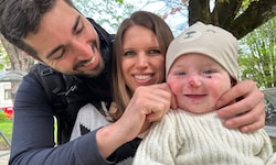 Die kleine Familie aus Vorarlberg: Die junge Lilijana ist heute zwei Jahre alt und voller ...