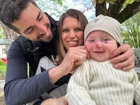 Die kleine Familie aus Vorarlberg: Die junge Lilijana ist heute zwei Jahre alt und voller ...