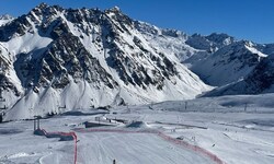 Die Rennstrecke am Schafberg präsentierte sich am Dienstag bereits von seiner besten Seite.