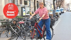 Das Rad als Hauptverkehrsmittel zu benutzen ist in Graz kein Problem. Eigentlich... (Bild: Krone KREATIV/Christian Jauschowetz)