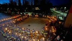 Berührendes Gedenken am Rosenmontag in Bärnbach (Bild: Freiwillige Stadtfeuerwehr Bärnbach)