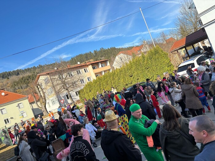 There was also a lot going on at the carnival parade in Gurk.