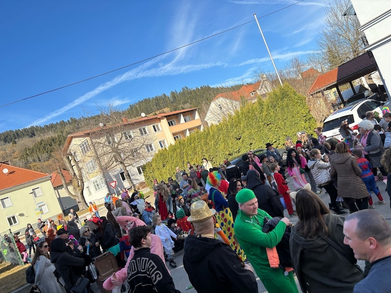 There was also a lot going on at the carnival parade in Gurk. (Bild: Alexandra Freiberger)