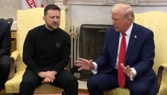 Der ukrainische Präsident Selenskyj hatte auf Trumps Vergleich eine passende Antwort.