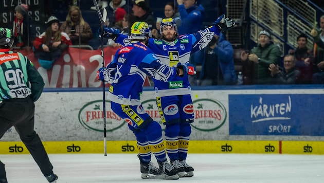 Kapitän Alexander Rauchenwald schoss den VSV zum 4:3-Sieg über Bozen. (Bild: GEPA)