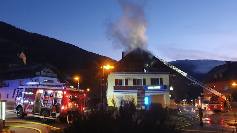 Fire operation for the local fire department in St. Michael im Lungau. (Bild: FF St. Michael/Holitzky)